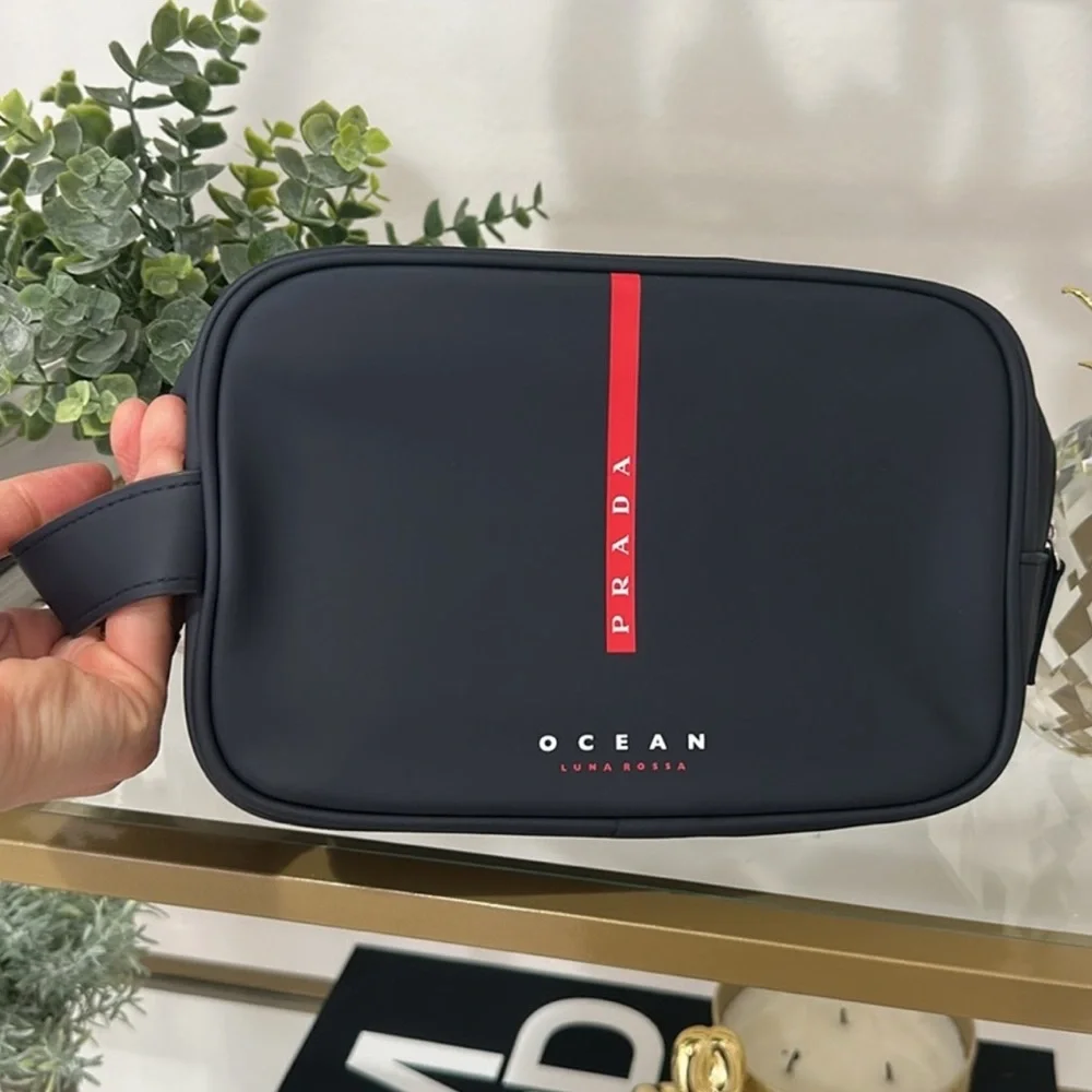 Prada Men's Navy Blue Bag